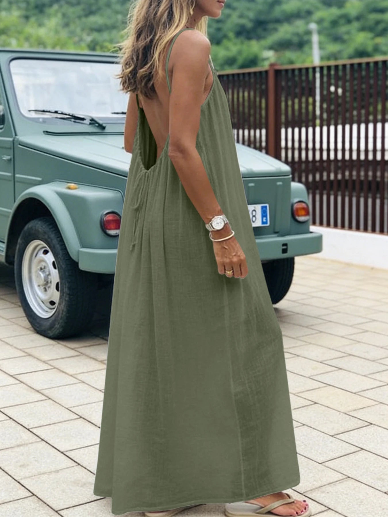 Alba - Robe dos nu ajustable